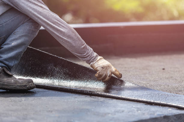 Professional Emergency Waterproofing technician working in De Leon, TX